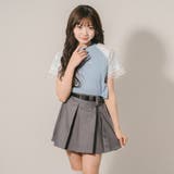 【MELTY BUNNY/メルティバニー】レースドッキングショルダーTシャツ | URBAN CHERRY | 詳細画像25