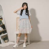 【MELTY BUNNY/メルティバニー】レースドッキングショルダーTシャツ | URBAN CHERRY | 詳細画像28