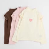 フロントワンポイントハートショルダーフリルトップス | URBAN CHERRY | 詳細画像2