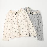 フリルネックリボンプリントトップス | URBAN CHERRY | 詳細画像2