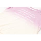 グラデーションフロントロゴプリントオーバーサイズTシャツ | URBAN CHERRY | 詳細画像13 