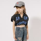 フロントギャザーロゴプリントトップス | URBAN CHERRY | 詳細画像3 