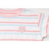 ワンポイントハートロゴマルチボーダーTシャツ | URBAN CHERRY | 詳細画像24 