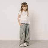 ワンポイントロゴデザインカットワークレーストップス | URBAN CHERRY | 詳細画像11 