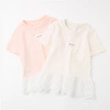 ワンポイントロゴデザインカットワークレーストップス | URBAN CHERRY | 詳細画像2 