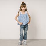 ギンガムチェックフロントリボンノースリーブトップス | URBAN CHERRY | 詳細画像3 