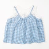 ギンガムチェックフロントリボンノースリーブトップス | URBAN CHERRY | 詳細画像4 