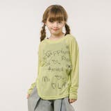 手書ロゴプリントシアーカラートップス | URBAN CHERRY | 詳細画像3 