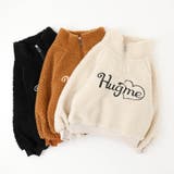 ハートロゴ刺繍スタンドカラーハーフジップトップス | URBAN CHERRY | 詳細画像2