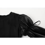 シアーパフスリーブリボンリブトップス | URBAN CHERRY | 詳細画像15 