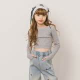 フィンガーホール付きクロップドリブニットトップス | URBAN CHERRY | 詳細画像3