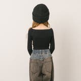 フィンガーホール付きクロップドリブニットトップス | URBAN CHERRY | 詳細画像8