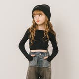 フィンガーホール付きクロップドリブニットトップス | URBAN CHERRY | 詳細画像9