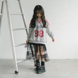 【U.TRACK/ユードットトラック】オーバーサイズVネックロゴトップス | URBAN CHERRY | 詳細画像21