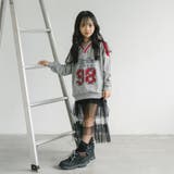 【U.TRACK/ユードットトラック】オーバーサイズVネックロゴトップス | URBAN CHERRY | 詳細画像22