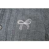 シャツドッキングリボン刺繍カーディガン | URBAN CHERRY | 詳細画像16