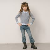 シャツドッキングリボン刺繍カーディガン | URBAN CHERRY | 詳細画像3