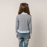 シャツドッキングリボン刺繍カーディガン | URBAN CHERRY | 詳細画像6