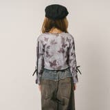 バタフライプリントデザインサイドリボントップス | URBAN CHERRY | 詳細画像6 