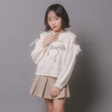 【CHIPIE/シピ】カットショルダーリボン刺繍ニット | URBAN CHERRY | 詳細画像30 