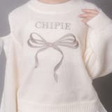 【CHIPIE/シピ】カットショルダーリボン刺繍ニット | URBAN CHERRY | 詳細画像40 
