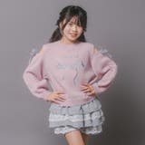 【CHIPIE/シピ】カットショルダーリボン刺繍ニット | URBAN CHERRY | 詳細画像5 