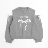 【CHIPIE/シピ】カットショルダーリボン刺繍ニット | URBAN CHERRY | 詳細画像9 
