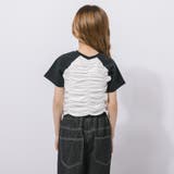 【綿100%/吸水速乾】プラネットロゴギャザーラグランTシャツ | URBAN CHERRY | 詳細画像11