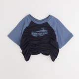 【綿100%/吸水速乾】プラネットロゴギャザーラグランTシャツ | URBAN CHERRY | 詳細画像8