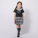 【綿100%/吸水速乾】レースフリルフレンチハートプリントクロップドTシャツ | URBAN CHERRY | 詳細画像31