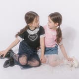 【綿100%/吸水速乾】レースフリルフレンチハートプリントクロップドTシャツ | URBAN CHERRY | 詳細画像40