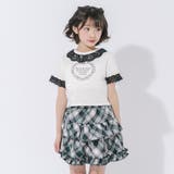 【綿100%/吸水速乾】レースフリルフレンチハートプリントクロップドTシャツ | URBAN CHERRY | 詳細画像65