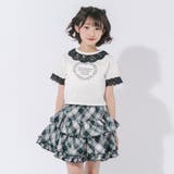 【綿100%/吸水速乾】レースフリルフレンチハートプリントクロップドTシャツ | URBAN CHERRY | 詳細画像66