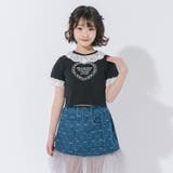 【綿100%/吸水速乾】レースフリルフレンチハートプリントクロップドTシャツ | URBAN CHERRY | 詳細画像71