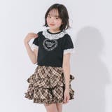 【綿100%/吸水速乾】レースフリルフレンチハートプリントクロップドTシャツ | URBAN CHERRY | 詳細画像75