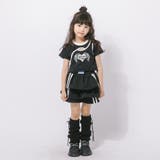 【綿100％/吸水速乾】ハートエンジェルラメプリントカットクロップドTシャツ | URBAN CHERRY | 詳細画像25 