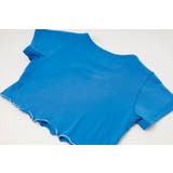 【綿100％/吸水速乾】ハートエンジェルラメプリントカットクロップドTシャツ | URBAN CHERRY | 詳細画像32 