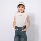 「快適さらリブ素材」シアーフリルノースリーブリブトップス | URBAN CHERRY | 詳細画像16 