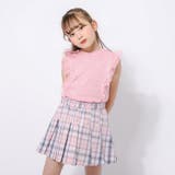 「快適さらリブ素材」シアーフリルノースリーブリブトップス | URBAN CHERRY | 詳細画像4 