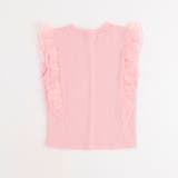 「快適さらリブ素材」シアーフリルノースリーブリブトップス | URBAN CHERRY | 詳細画像8 