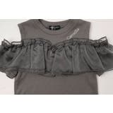 「快適さらリブ素材」カットショルダーシアーフリルリブトップス | URBAN CHERRY | 詳細画像23 