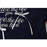 フレンチロゴプリントレースドッキングトレーナー | URBAN CHERRY | 詳細画像18 