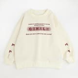 ショルダーリボンデザインプリントトレーナー | URBAN CHERRY | 詳細画像4 