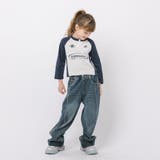 バイカラーフロントロゴプリントハーフジップトップス | URBAN CHERRY | 詳細画像10 