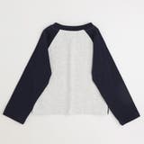 バイカラーフロントロゴプリントハーフジップトップス | URBAN CHERRY | 詳細画像4 