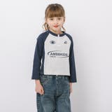 バイカラーフロントロゴプリントハーフジップトップス | URBAN CHERRY | 詳細画像8 