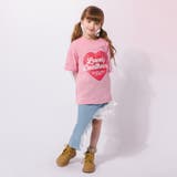 ハートレコードプリントチュールドッキングTシャツ | URBAN CHERRY | 詳細画像18 