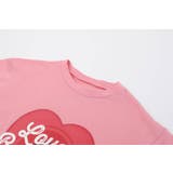 ハートレコードプリントチュールドッキングTシャツ | URBAN CHERRY | 詳細画像23 