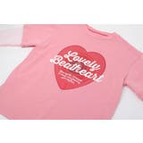ハートレコードプリントチュールドッキングTシャツ | URBAN CHERRY | 詳細画像24 