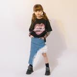 ハートレコードプリントチュールドッキングTシャツ | URBAN CHERRY | 詳細画像48 